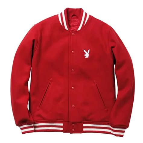 supreme playboy varsity jacket replica|playboy wool varsity jacket.